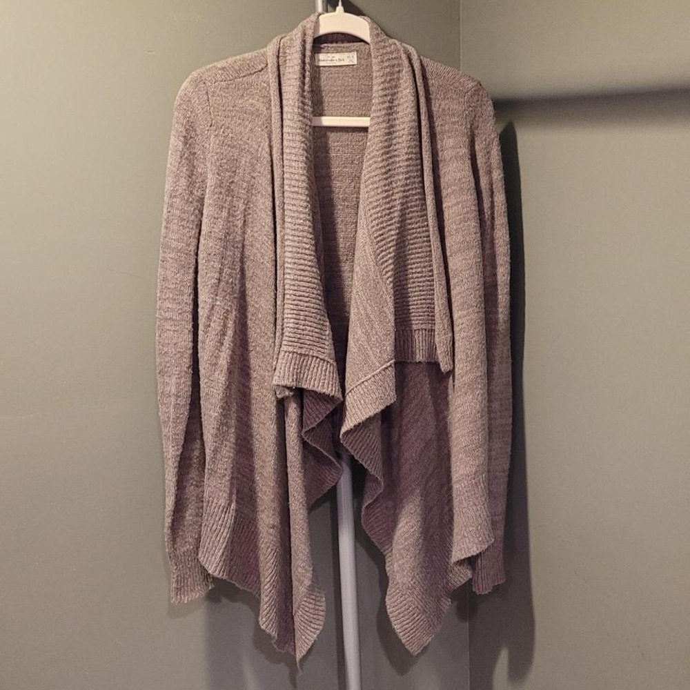 Abercrombie & Fitch Gray Cardigan